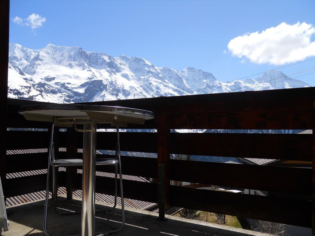 Chalet Anemone 2 Lejlighed Mürren Værelse billede